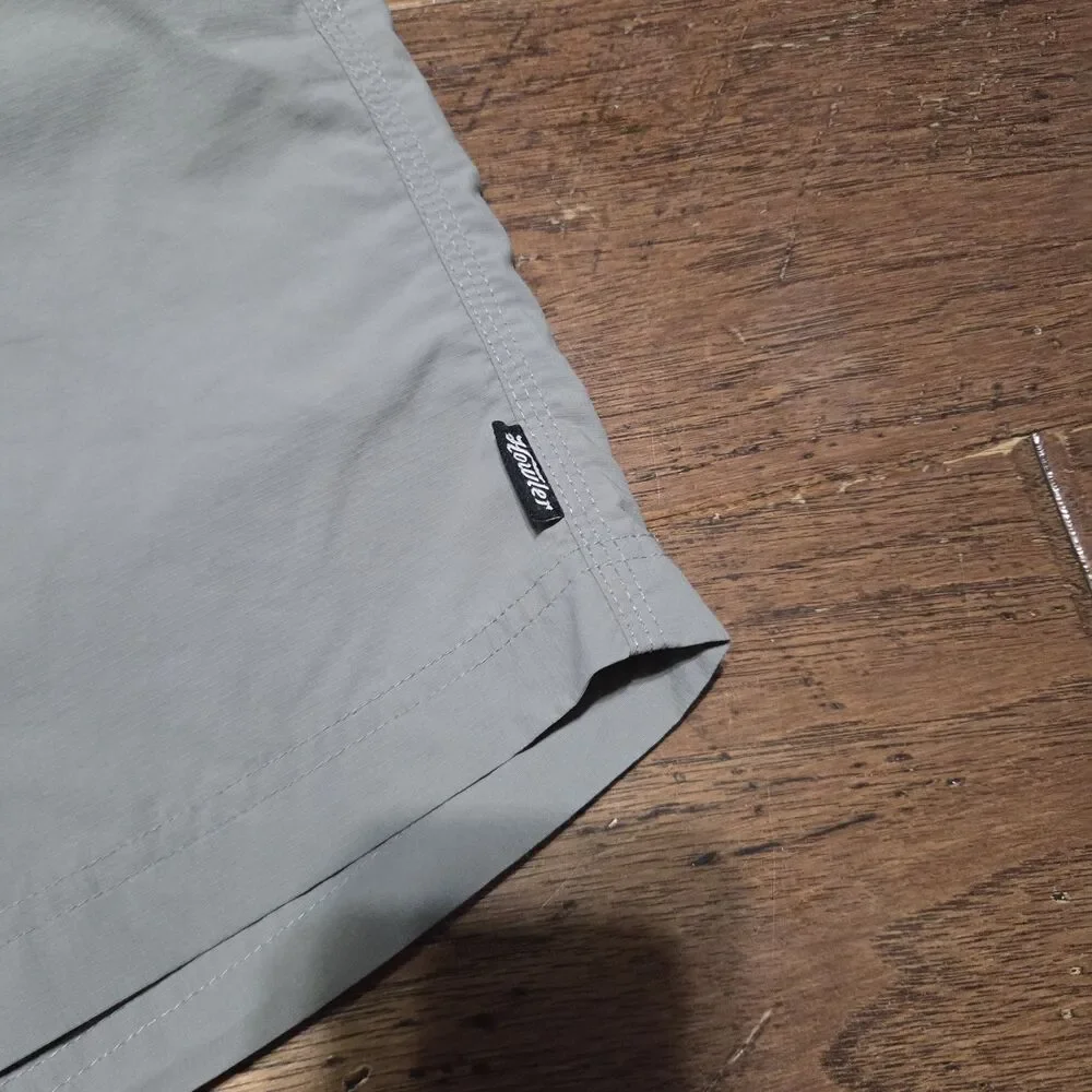 Howler Brothers Light Gray Flat Front Men's Shorts